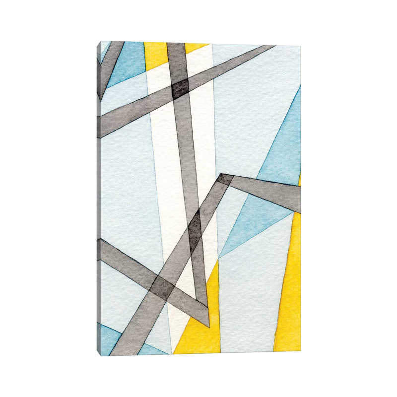 Converging Angles II 1 Piece Wrapped Canvas Painting, 30.48cm H x 20.32cm W x 1.9cm D