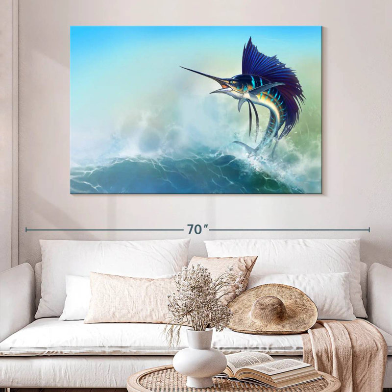 Brampt Sailfish Jump, 34'' H x 51'' W