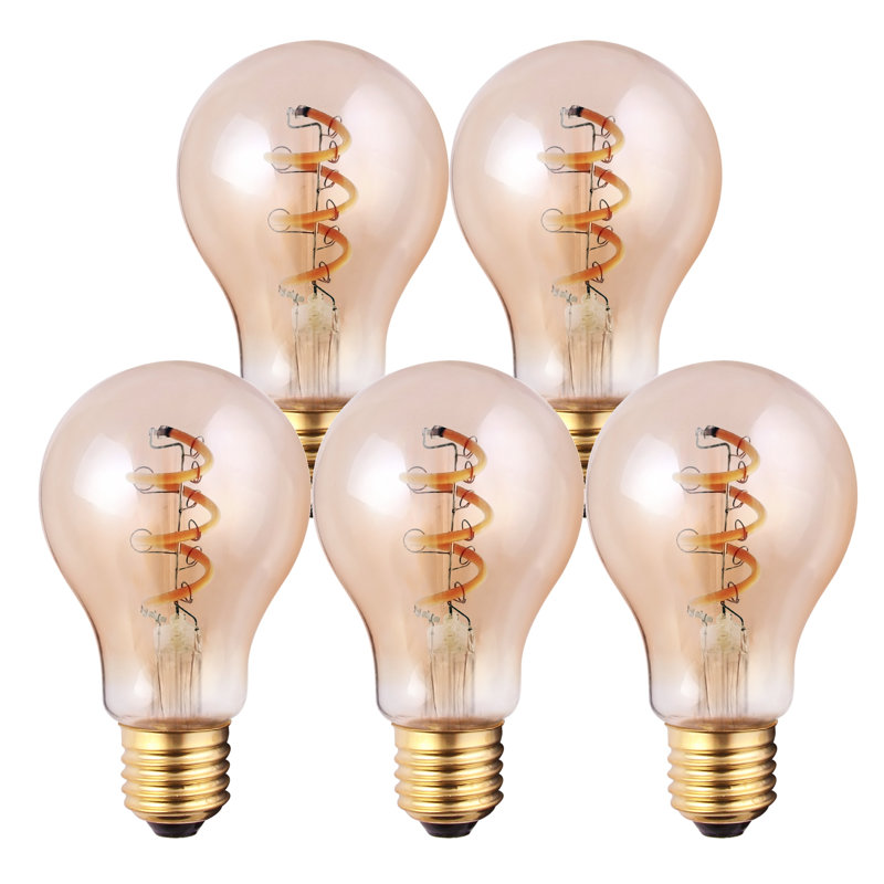 4W E27 Dimmable LED Vintage Edison GLS Light Bulb Amber