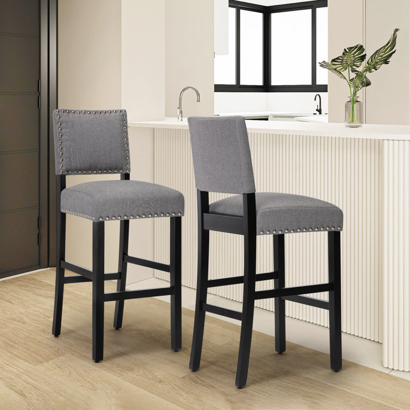 Tabouret de bar Ennu, Gris