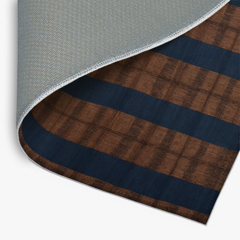 Tapis d'intérieur et d'extérieur à carreaux gris, Rectangle 4pi x 6 pi