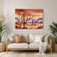 Southwestern Plants Saguaro Cactus 186 Pink Metal Wall Art-1104594382