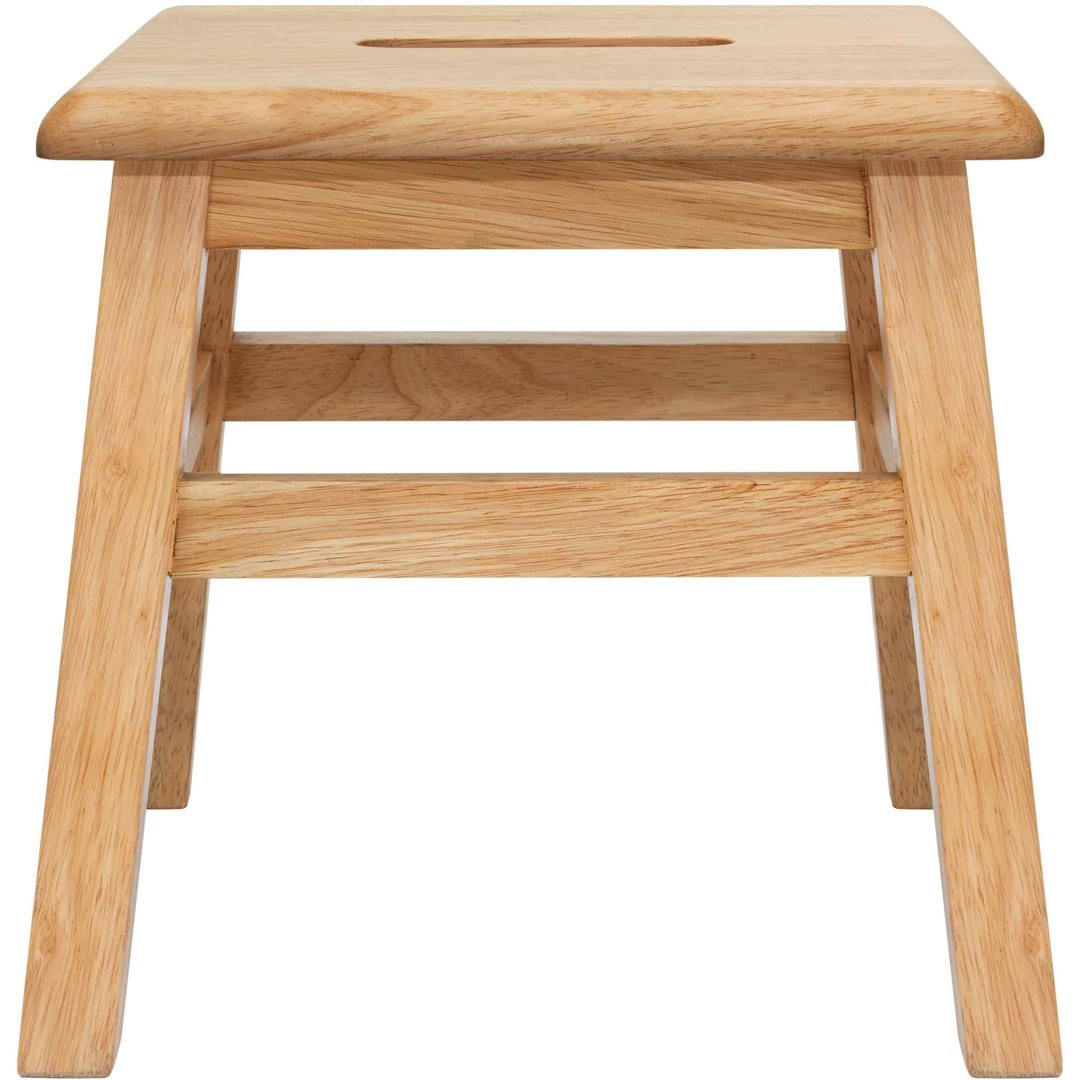 Blount 12.25'' Tall 1 - Step Solid Wood Step Stool Millwood Pines Color: Natural Pack Size: 1