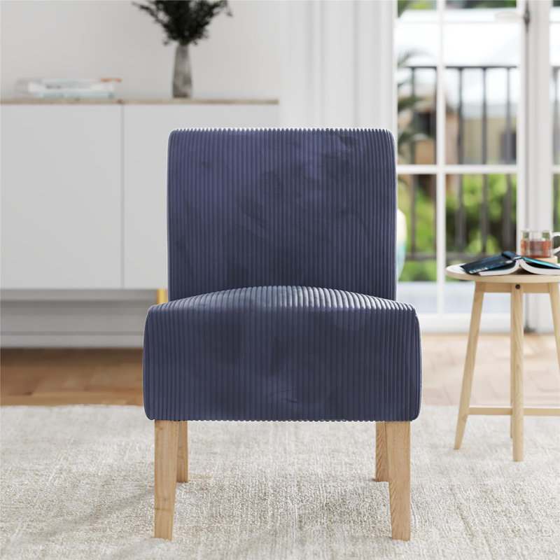 Armante Upholstered Armless, Navy