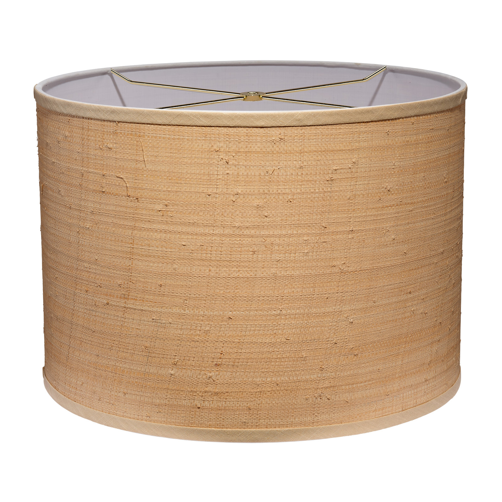 Emery Large Raffia Shade, 13" H x 18" W x 18" D