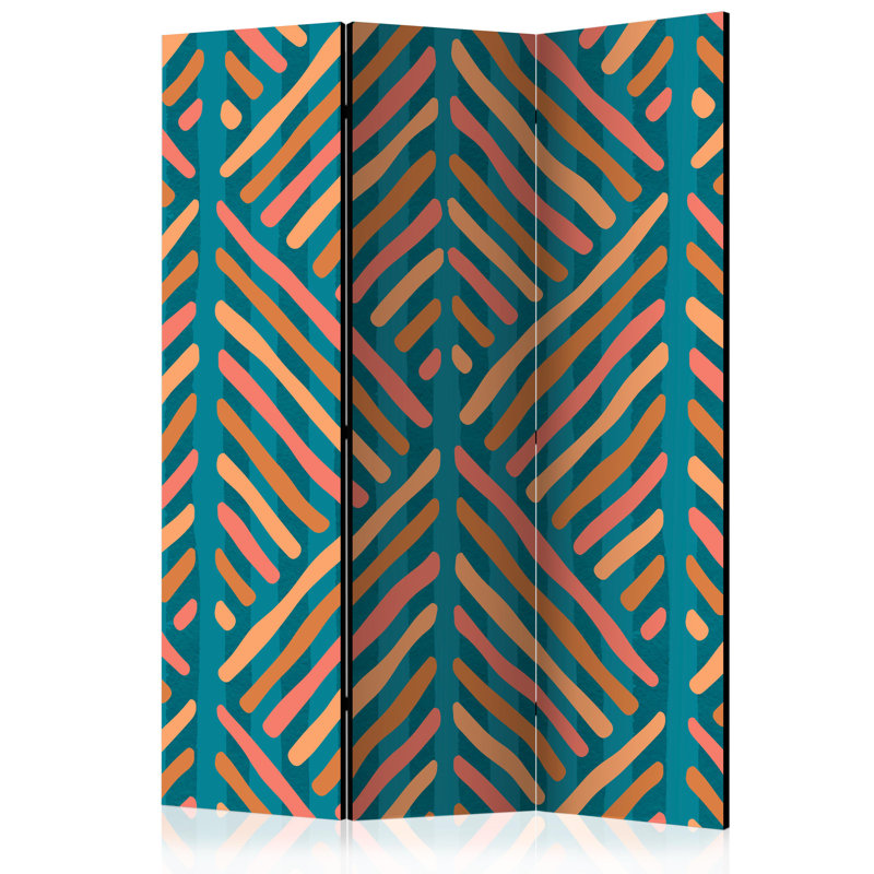 135cm W x 172cm H 3 - Panel One Sided Room Divider Folding Room Divider