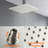 10 Inch Ceiling Mounted Tub Shower System With Handheld Shower Single Handle Shower Faucet Set Brass High Pressure Shower Trim Kit With Rough-In Valve-116624280
