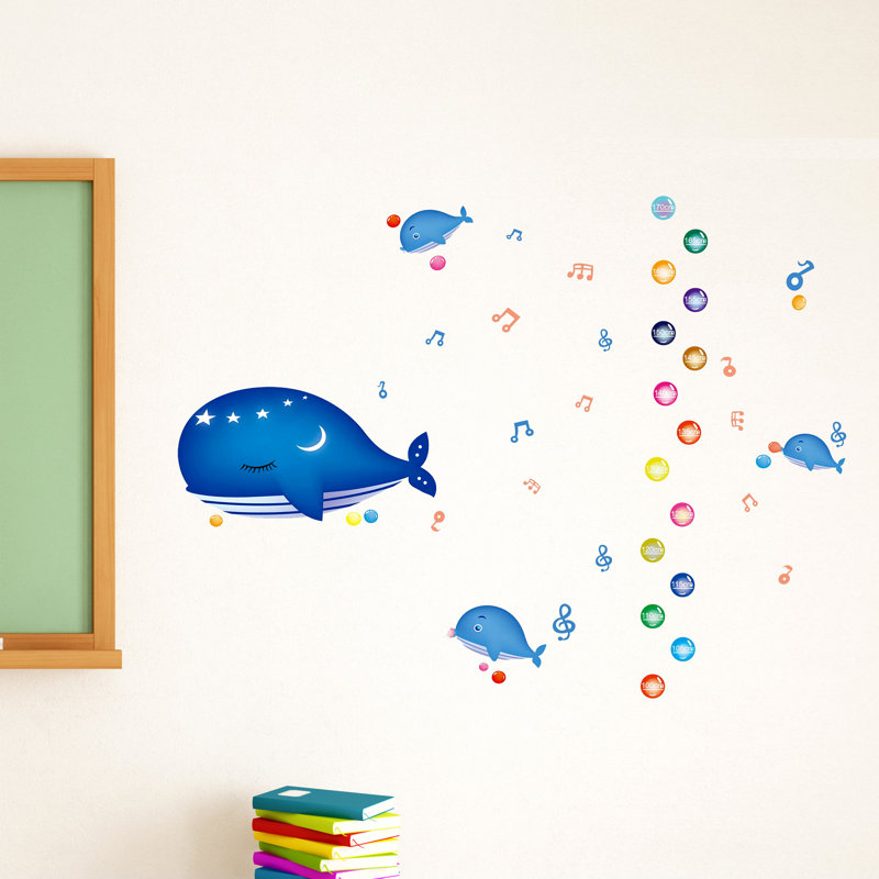 Whale Kids Wall Sticker