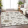 Premium Machine Washable Prisco Ivory Rug