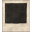 Parchment Square Black Print by Lillian August