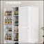 Armoire de cuisine 65 po, armoire de rangement moderne avec portes et tablettes, armoire autoportante pour la salle à manger