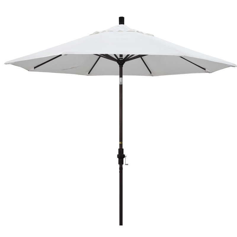 Parasol de marché 9 pi, Blanc - oléfine