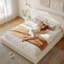 Structure de lit tapissier avec coins arrondis doux et anti-collision-1900160796