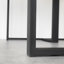 Felstead Oak Solid Wood Top Metal Base Dining Table-1007483277