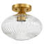 Glass Semi Flush Mount