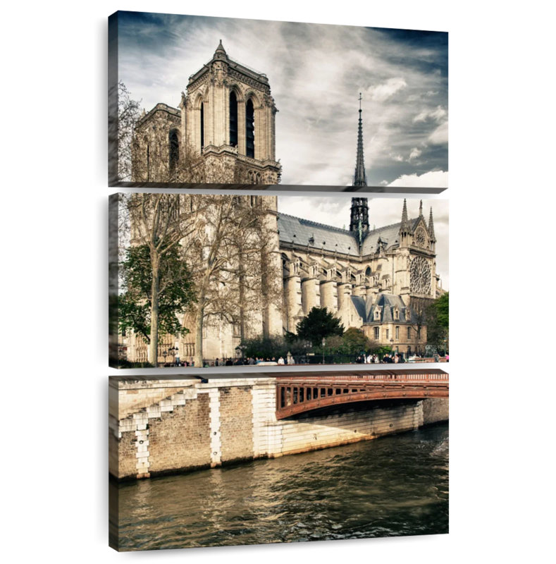 Masam Notre Dame Cathedral Paris I, 45" H x 28" W