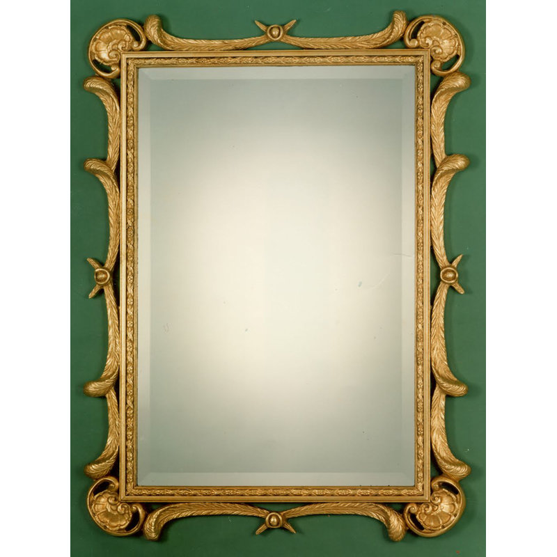 The Swansa Rectangle Beveled Wall Mirror, 51" x 39" 