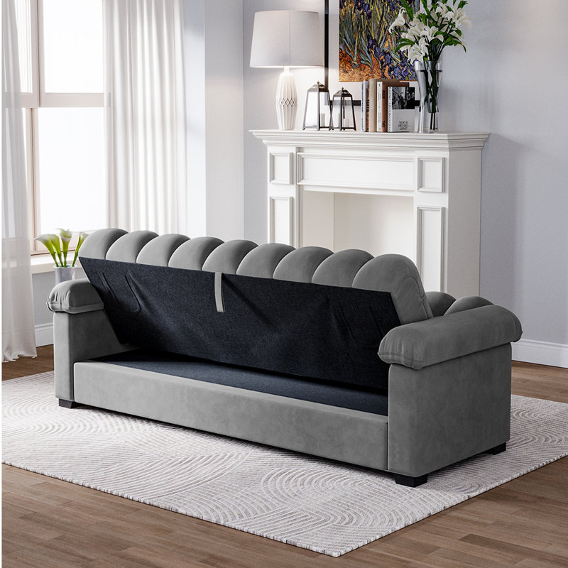 Itzel 4 Seater Polyester Sofa Bed