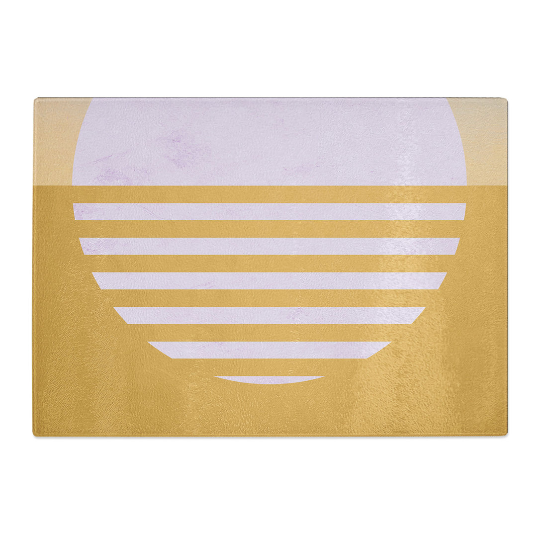 Abstract Sunset Chopping Board