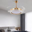 Ventilateur de plafond à DEL 42 "rétractable avec lumière et télécommande