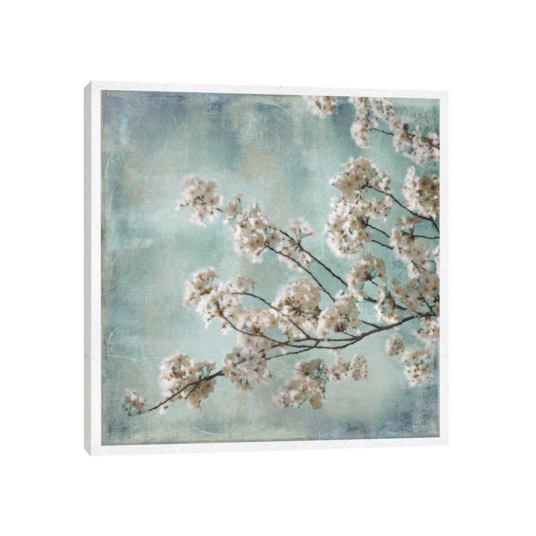 Leinwandbild Aqua Blossoms I von John Seba