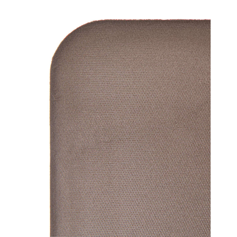 Bodington Modern Solid Color Water Resistant Non-Skid Kitchen Mat, Rectangle 2' x 3', Burgundy Red