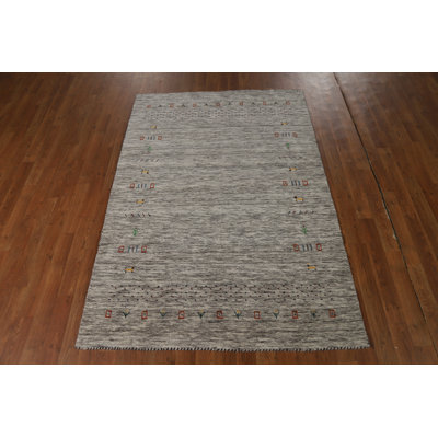 Handmade Gabbeh Oriental Rug 4x6