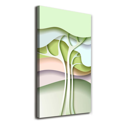 Abstract Tree - Wrapped Canvas Print