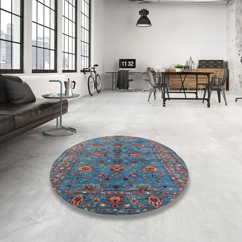 Furrier Oriental Indoor Rug, Round 5'