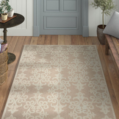 Tapis damas en laine / viscose touffeté à la main Harger