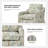 Asman Slipcovered Swivel Armchair-95983642