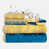 Yellow/Blue Abstract