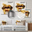 Gold Lips of Luxury I - impression sans cadre sur métal-469140422