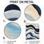 Coastal Rift Beyond The Dunes II - décor métallique nautique, impression métallique côtière-798998737
