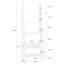 Madilynn 180cm H x 64cm W Ladder Bookcase-2018423734