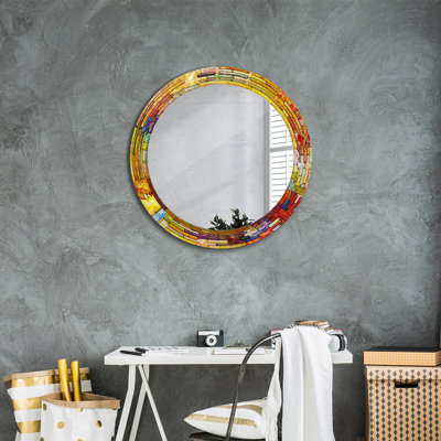 Huldar Glass Flat Wall Mirror