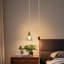 Luminaire suspendu en laiton 1 lumière