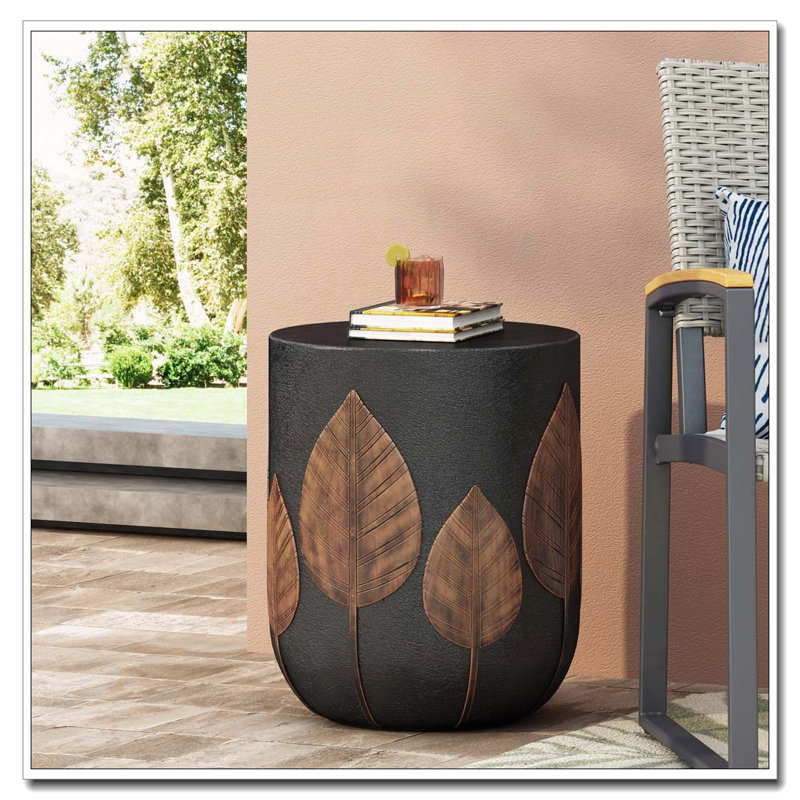 Outdoor LightWeight Concrete Side Table