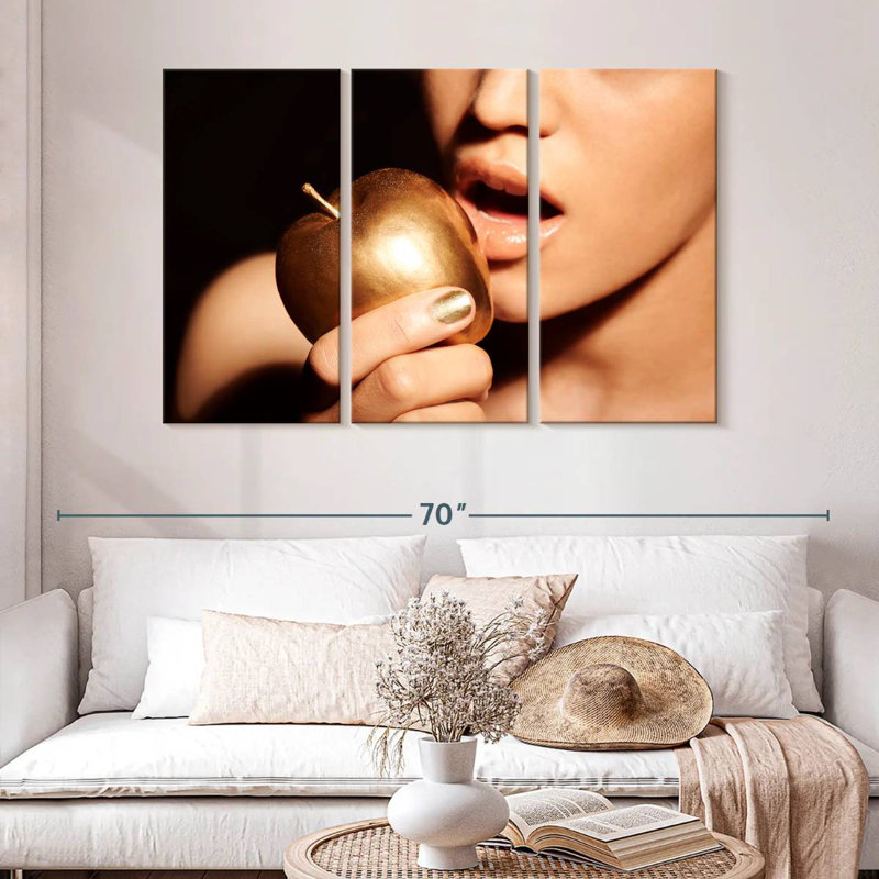 Apple, 32" H x 50" W