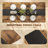 Industrial Dining Table for 8 People, 70.9" Long Rectangular Kitchen Table with Large Tabletop and Steel Legs for Dining Room, Rustic Brown