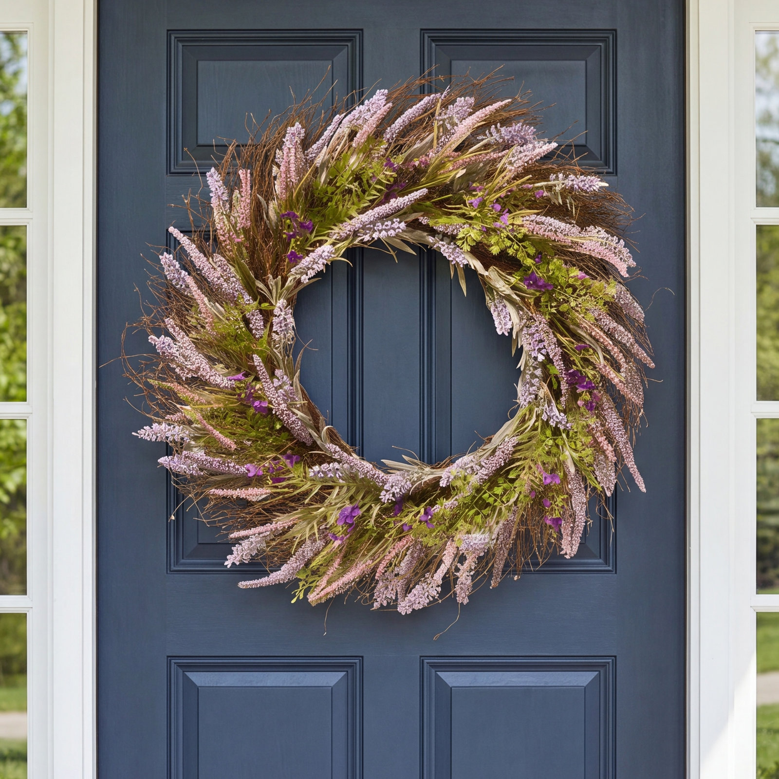 24" Handcrafted Lavender Wreath