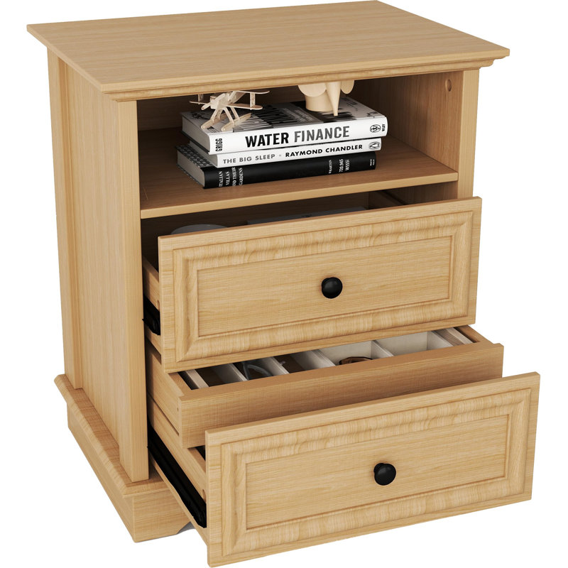 Table de chevet 2 tiroirs Classic Vintage, Individuel