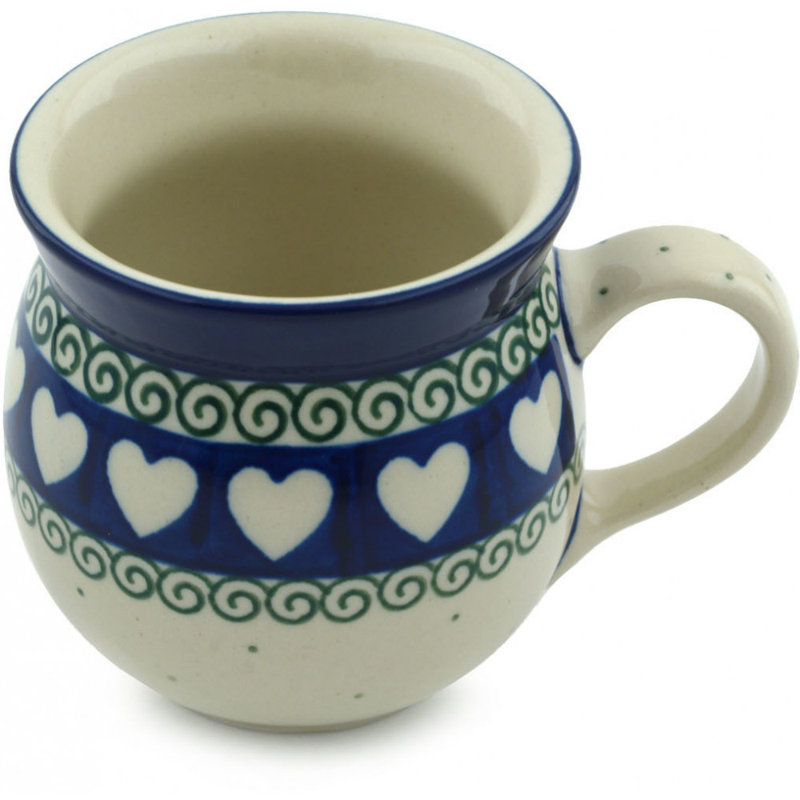 Grande tasse à bulles en grès poli 16 oz, 8