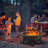 42Inch Wood Burning Fire Pit With Grill And Lid-1577338864