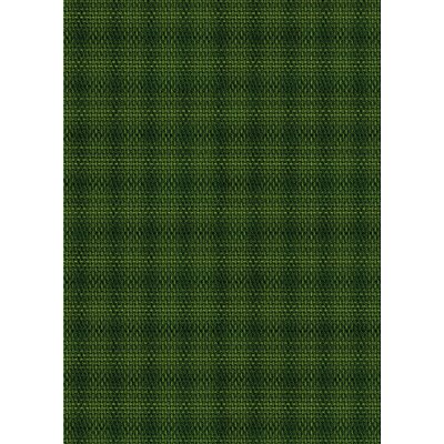 Plaid Wool Green Area Rug -  East Urban Home, 08A52F073A5E49ED9F7C5DDE982D3048