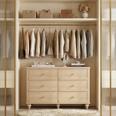 Abson 43.3" Dresser With Wood Drawers