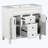 Dimassino 35.90'' Single Bathroom Vanity with Resin Top-1214023615