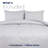 Martex Solid Color Reversible Comforter and Sham Bedding Set Super Soft Brushed Fabric-113386945-113386939