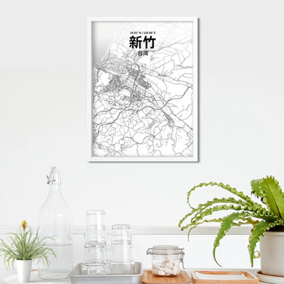 Hsinchu (chinois traditionnel), impression sur toile tendue