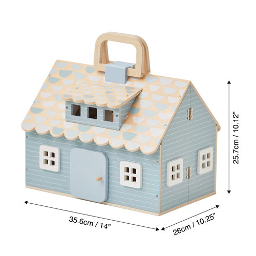 Olivia's Little World Quaint Portable Doll Cottage + Accessories for 3. ...